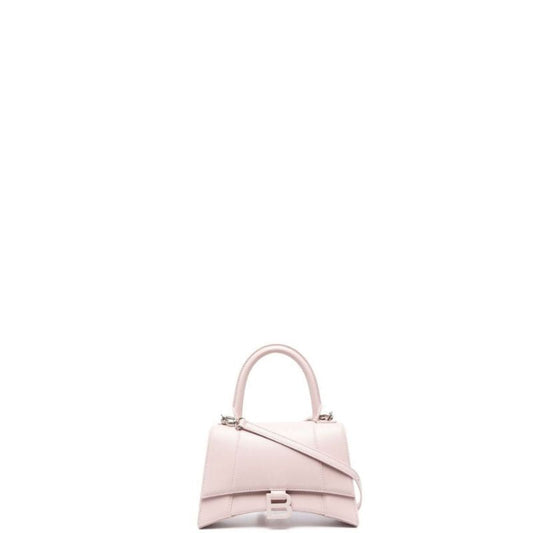 Hourglass Small Mock-croc Top-handle Bag Light Pink