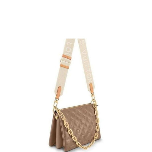 Coussin PM Taupe Leather Handbag New Collection