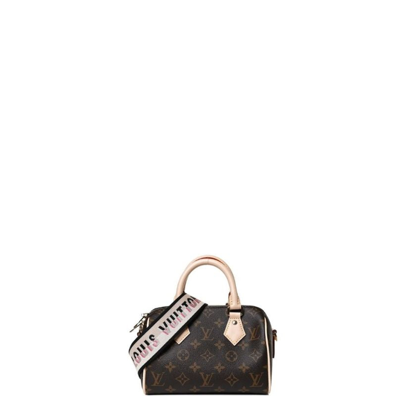 Speedy Monogram  Bandouliere 20 Brown