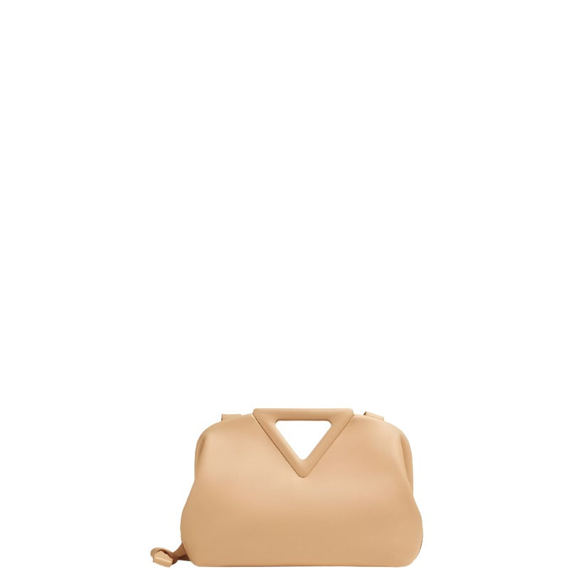 Triangle Shoulder Bag Beige