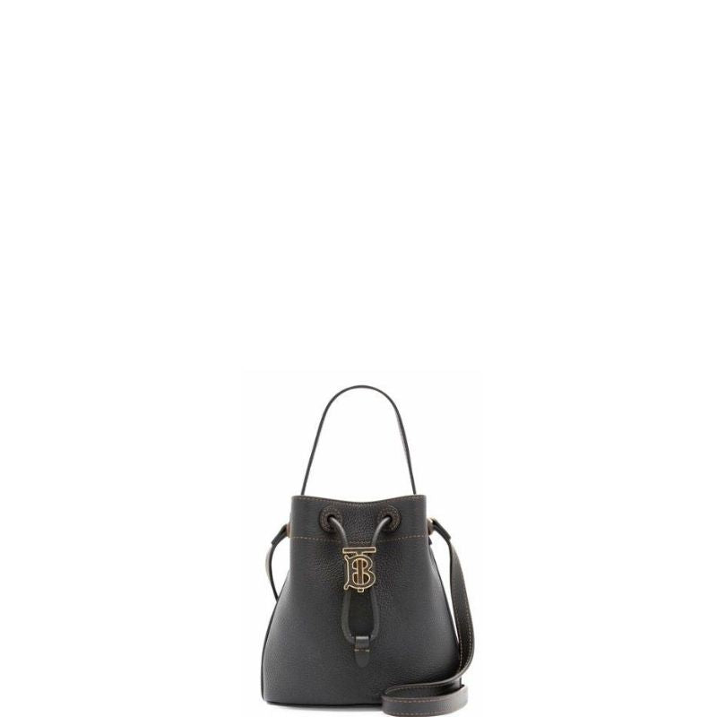 Bur title Bucket Bag Black