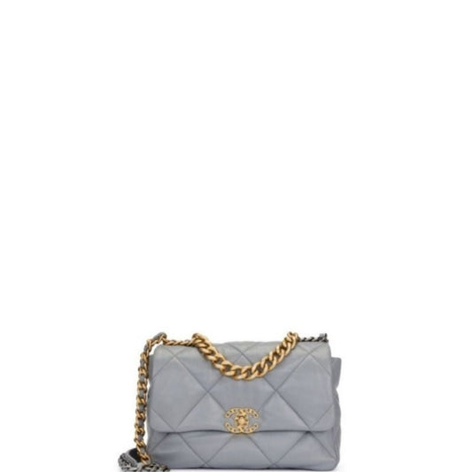 Flap Bag Grey Blue