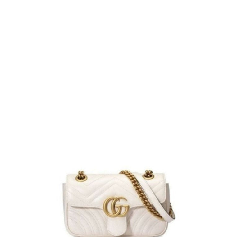 Bolso bandolera Marmont color blanco