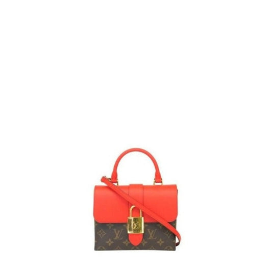 Locky Bb Lona Monogram Bag Red