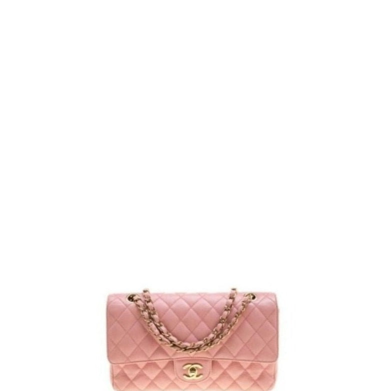 Caviar Classic Double Flap Bag Pink 25