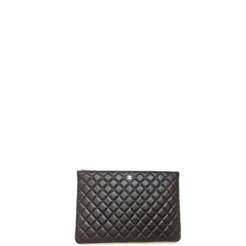 Zeitlose, klassische Clutch in Schwarz 