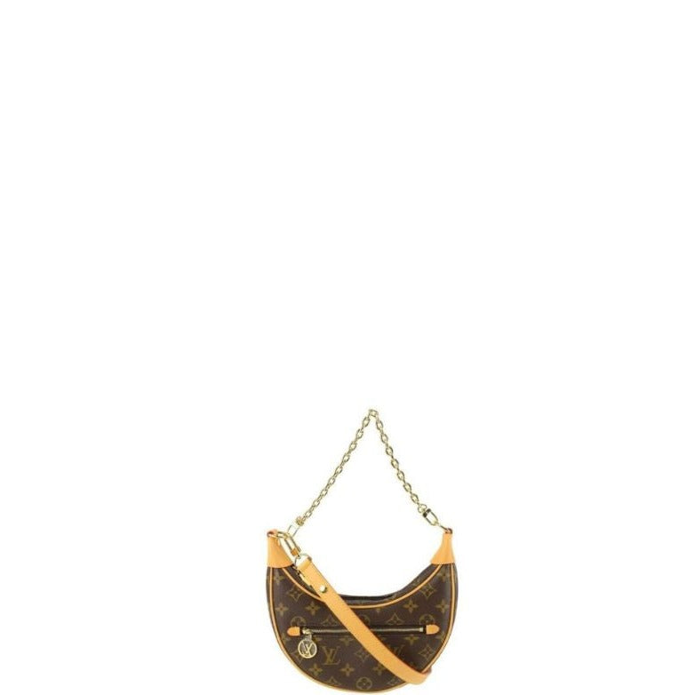 Loop Momogram Hobo Bag Brown