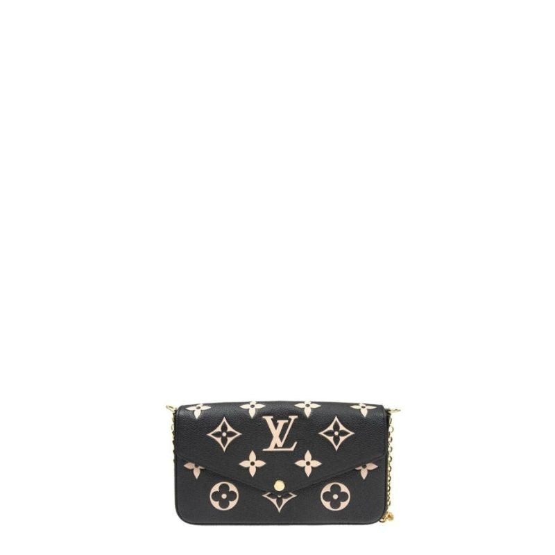 Pochette Felicie Monogram Empreinte Negro