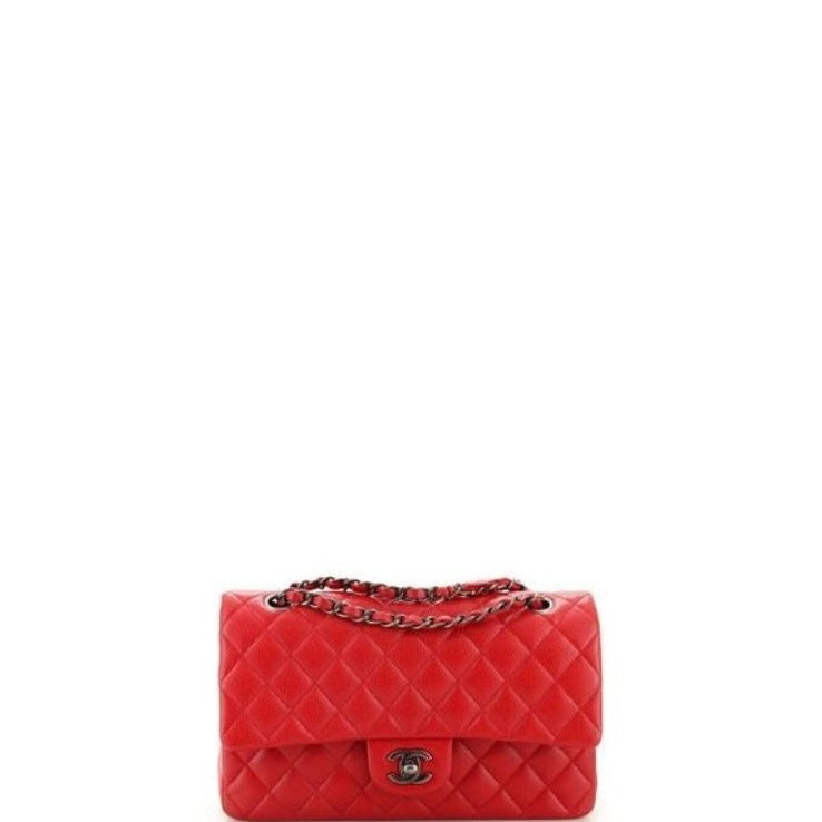 Caviar Jumbo Shoulder Bag Red 30