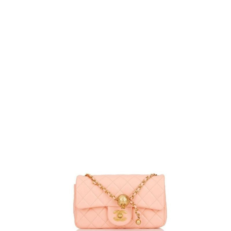 Classic Mini Flap Bag Peach