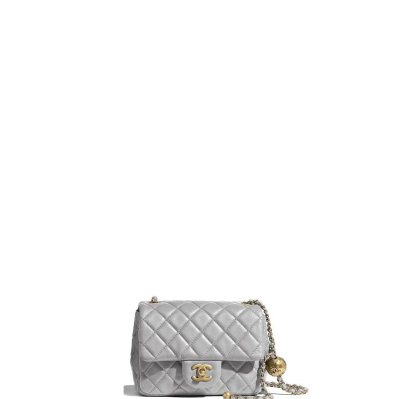 Classic Mini Flap Bag Grey