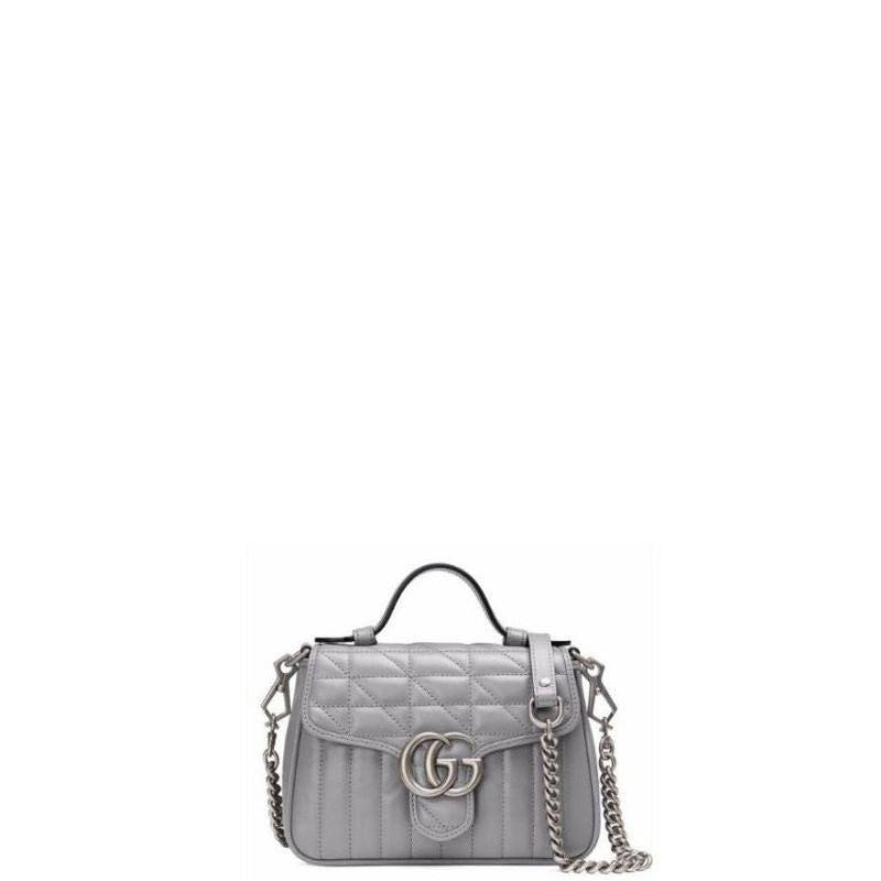 Marmont Mini Top Handle Bag Grey