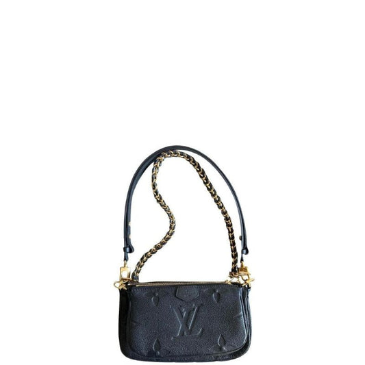 Multi Pochette Shoulder Bag Black