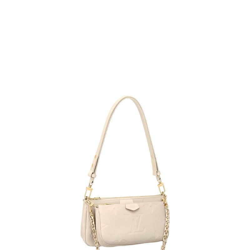 Multi Pochette Shoulder Bag Milk