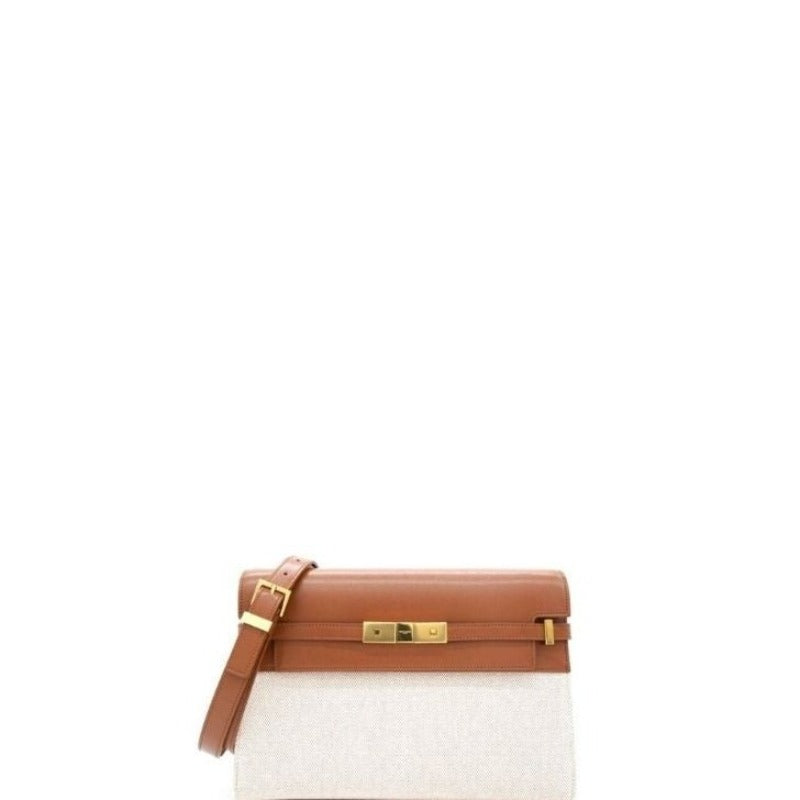 MANHATTAN SHOULDER BAG IN BOX MILK/BROWN