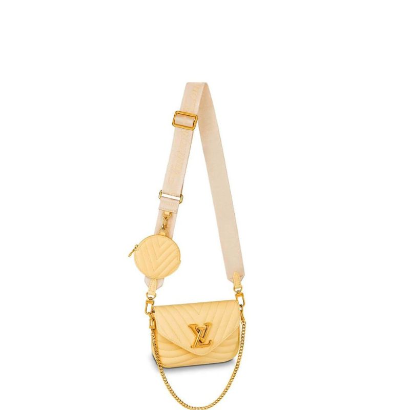 Wave Multi Pochette Bag Yellow