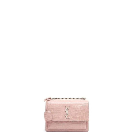 Sunset Shoulder Bag Pink Croc