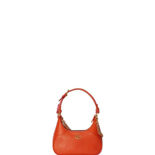 Aphrodite Hobo Bag With Chain Orange