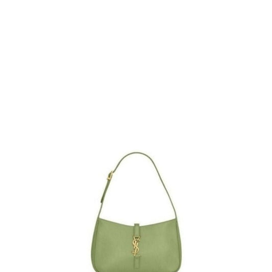 Hobo Logo-plaque Shoulder Bag Light Green