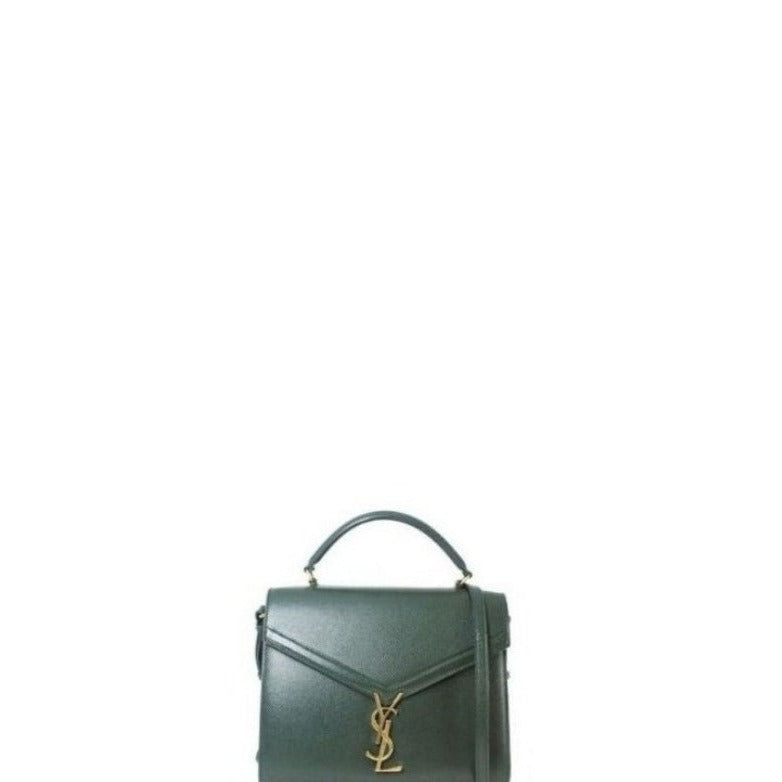 Cassandra Medium Top Handle Bag Dark Green