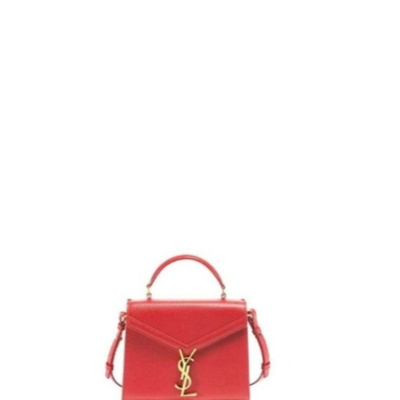 Cassandra Mini Top Handle Bag Red