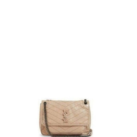 Niki Shoulder Chain Bag  Apricot