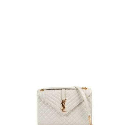 Envelope Chain Bag White