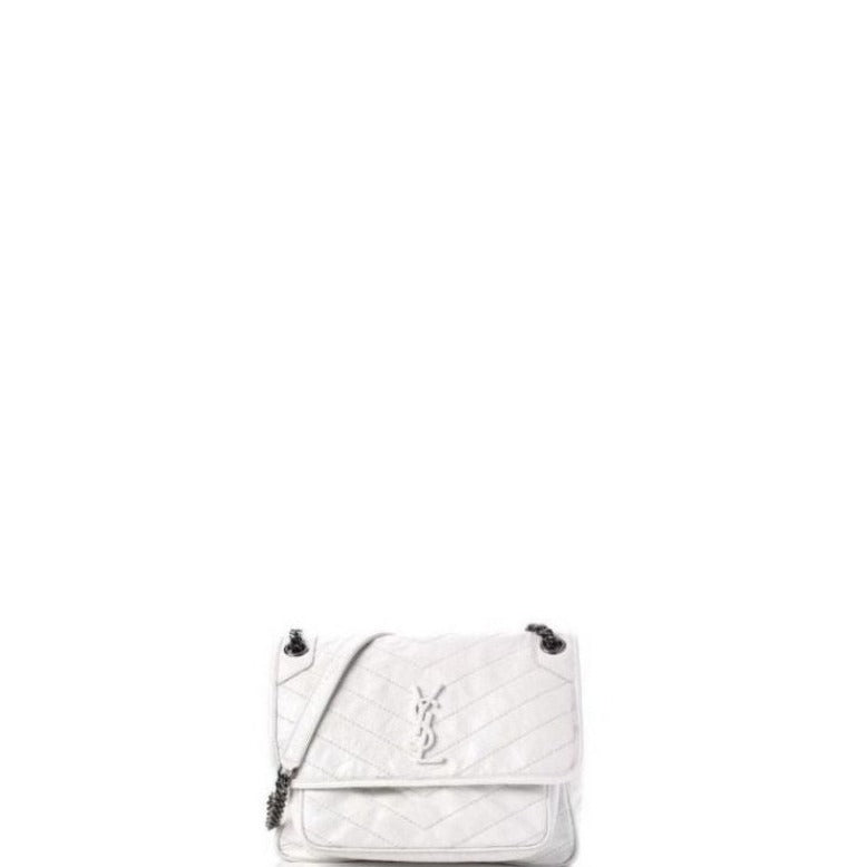 Niki Shoulder Chain Bag Cream