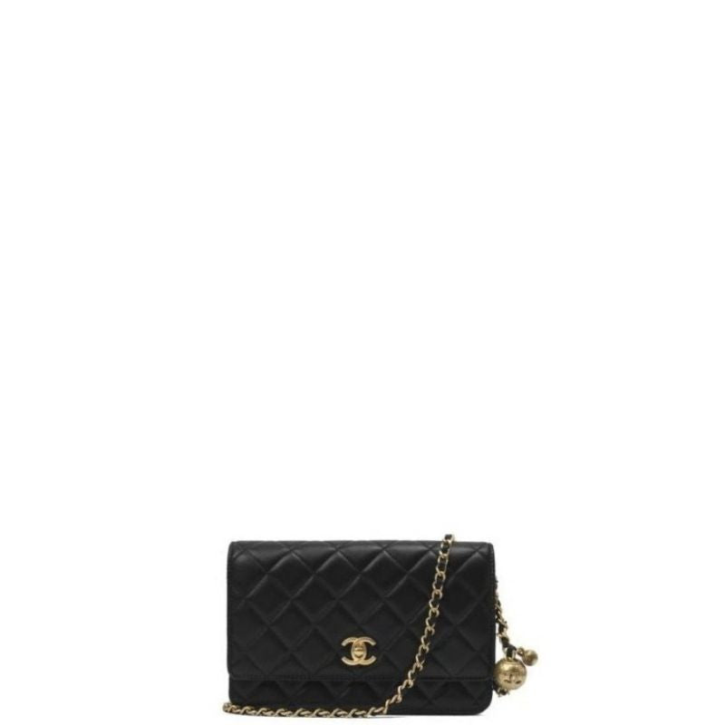 Classic Clutch Bag On Chain Black