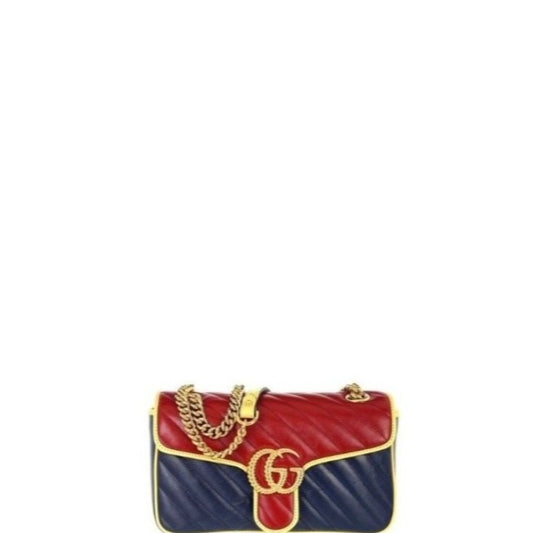 Marmont Shoulder Messenger Bag Navy/Red