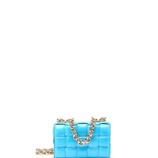 Cassette Shoulder Chain Bag Sky Blue