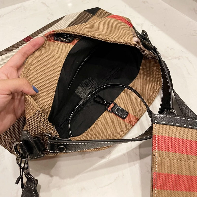 Ashby Multicolor Canvas and Leather Bag