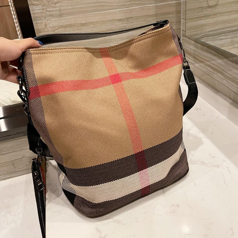 Ashby Multicolor Canvas and Leather Bag