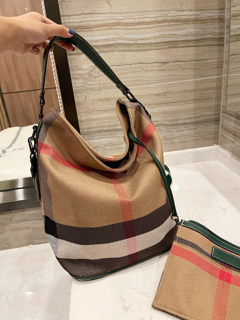 Ashby Multicolor Canvas and Leather Bag