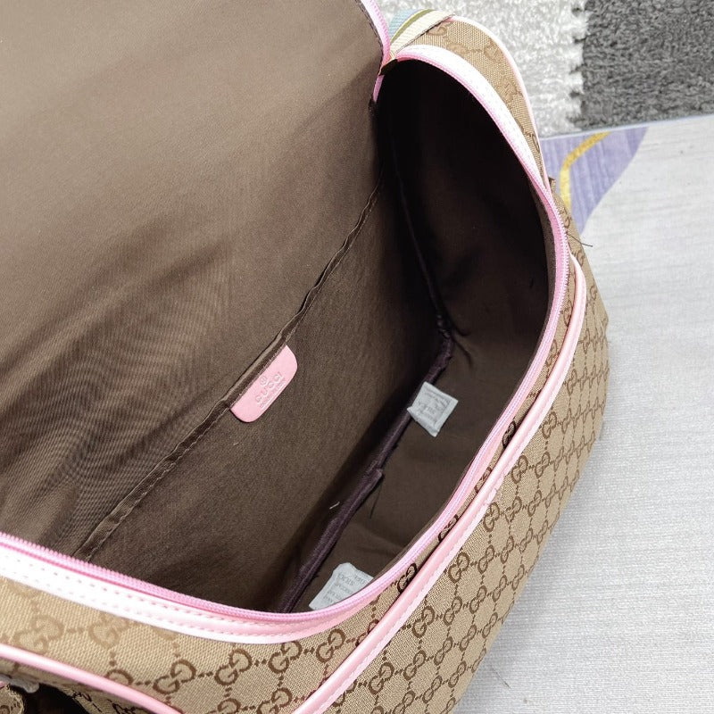 Bulletproof Diaper Bag Brown/Pink