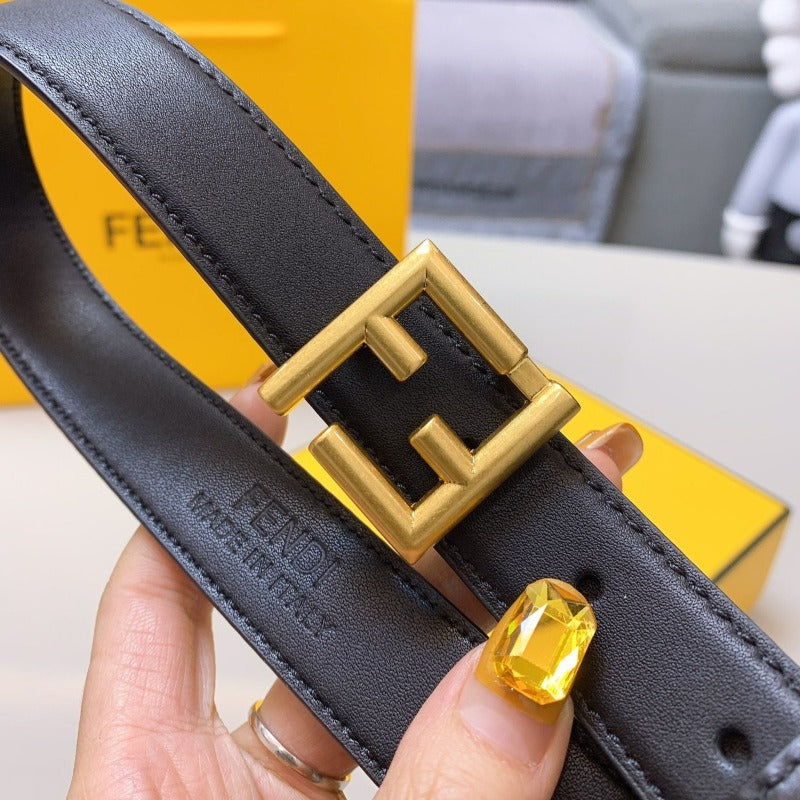 FF Buckle Belt Black