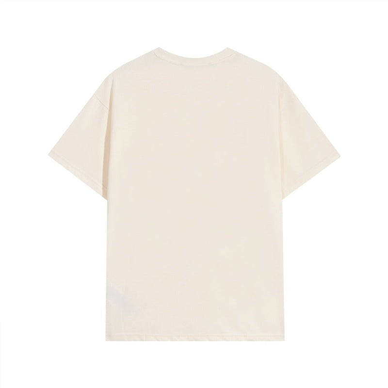 Logo-Print Cotton T-Shirt Beige