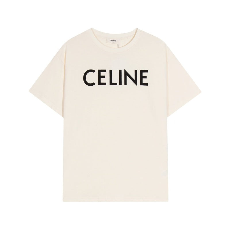 Logo-Print Cotton T-Shirt Beige