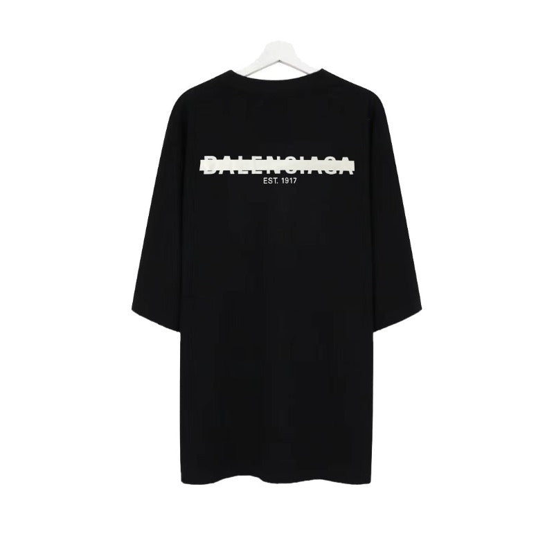 Logo-Print Cotton T-Shirt Black/Beige