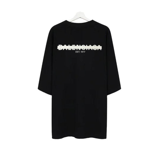 Logo-Print Cotton T-Shirt Black/Beige