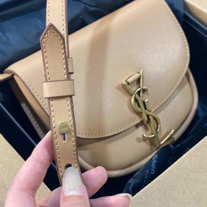 Kleine Satteltasche Kaia Beige