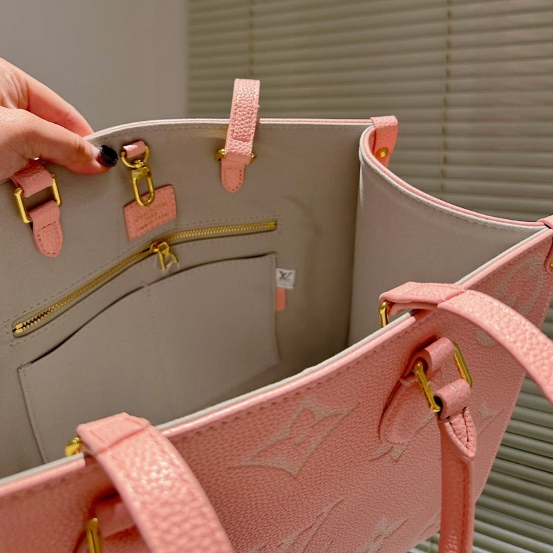 Onthego Monogram Bag Pink