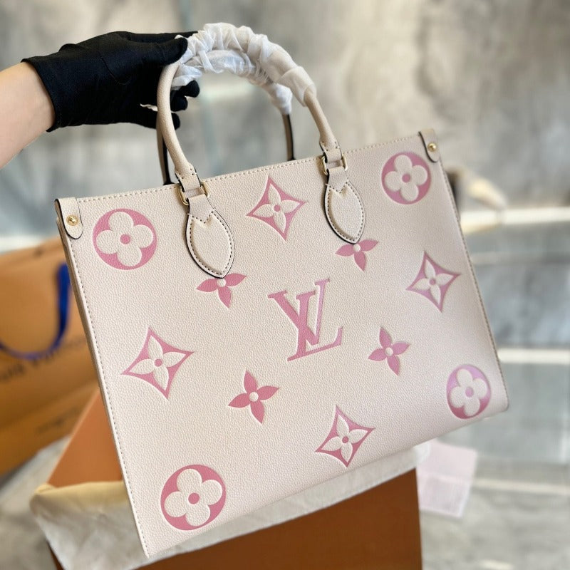 Onthego Monogram Bag Milk/Pink