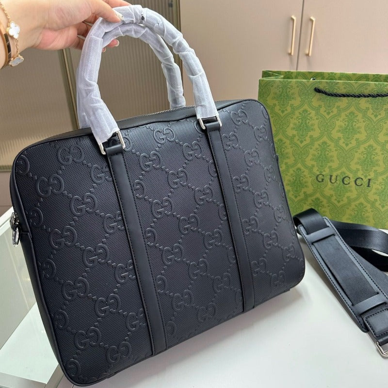 GG Briefcase Bag Black