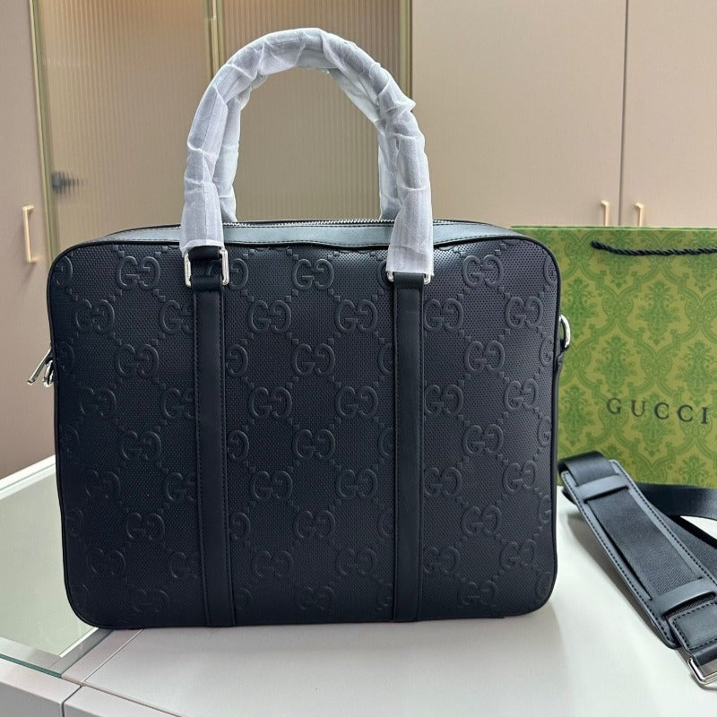 GG Briefcase Bag Black