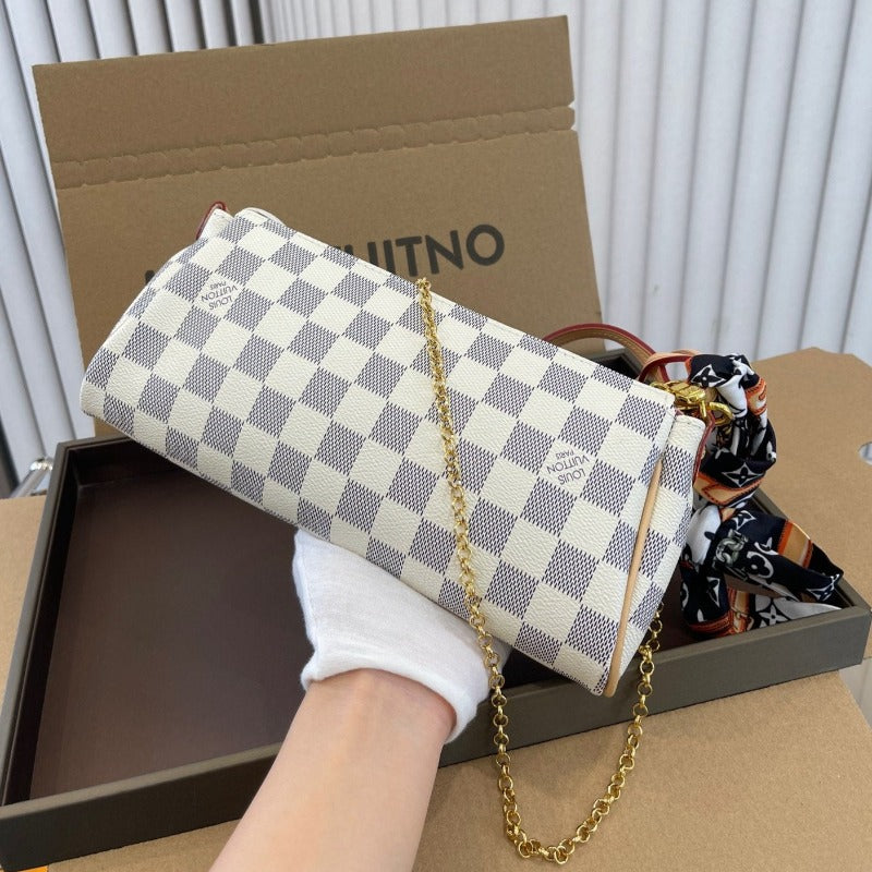 Damier Azur Eva Clutch