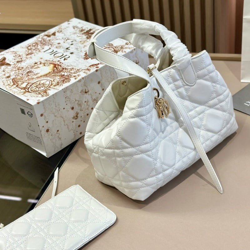 Toujours Medium Tote Bag White