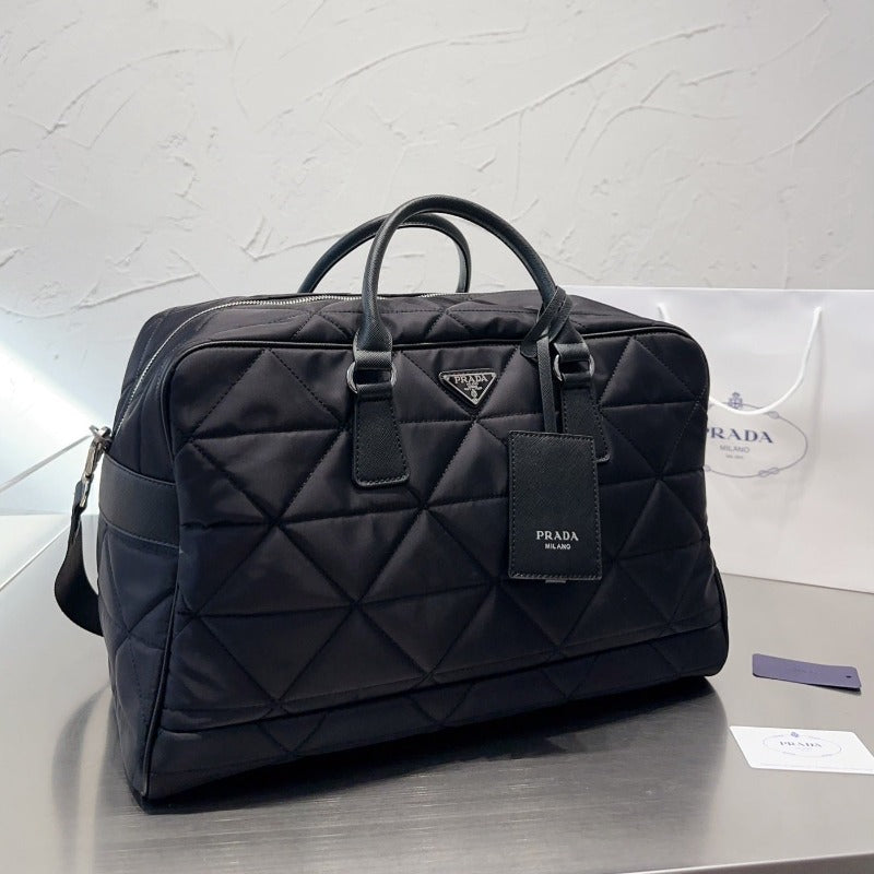 Re-Nylon Weekender Bag Black