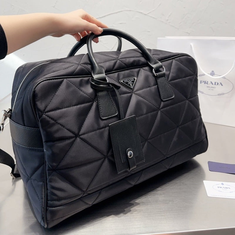 Re-Nylon Weekender Bag Black