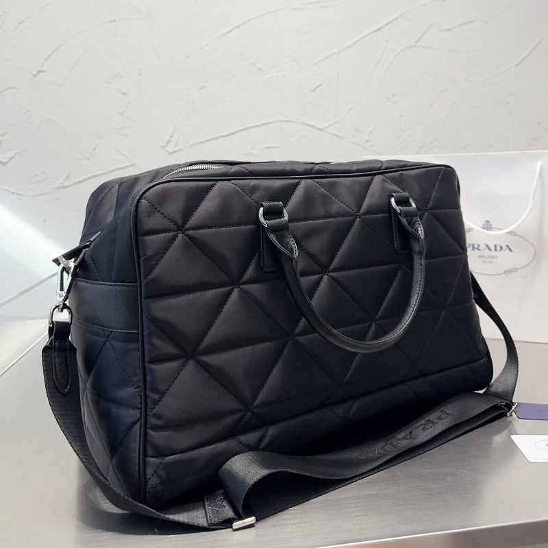 Re-Nylon Weekender Bag Black